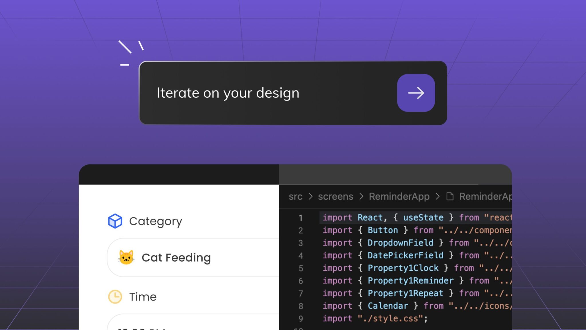 Itérer sur un design Figma en React
