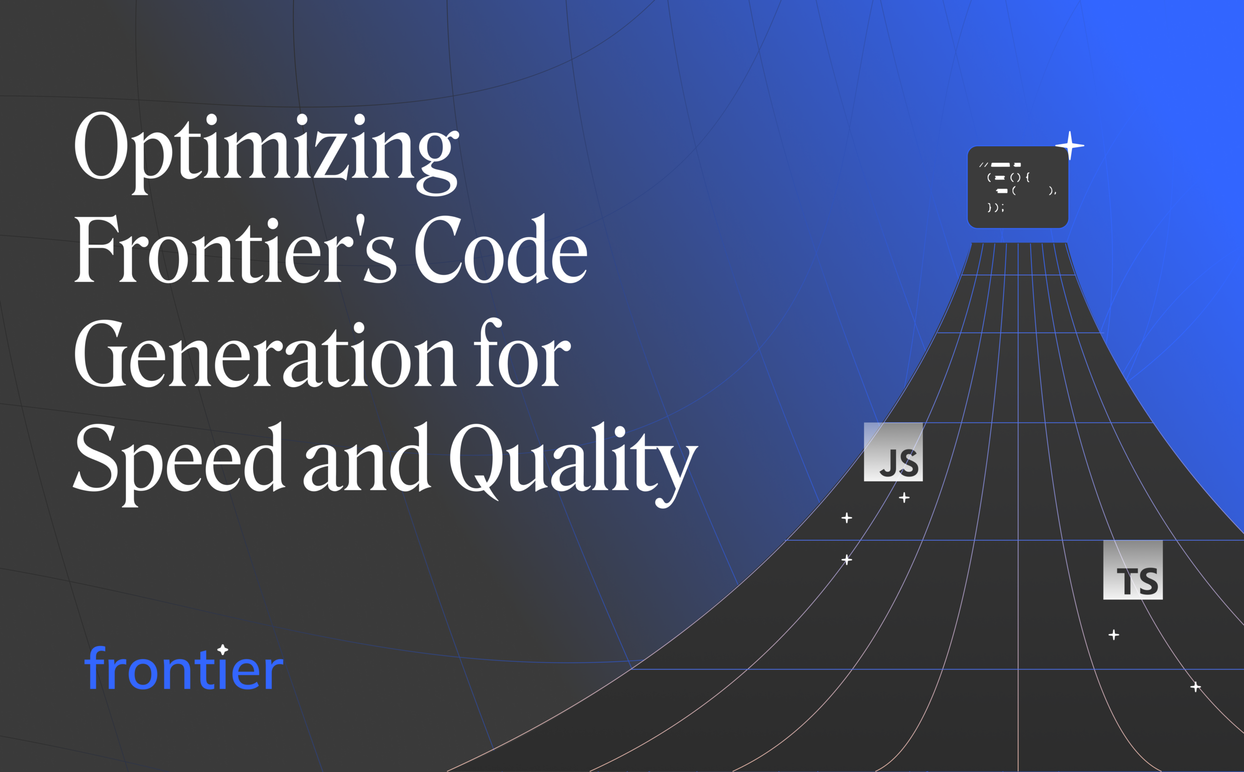 Optimizing Frontier's Code Generation for Speed and Quality