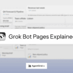 Grok Bot Pages Explained cover with AgentGrid.io logo